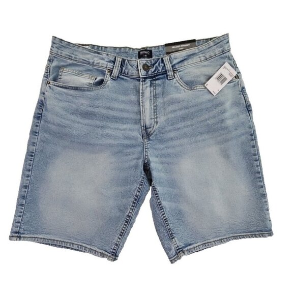 Buffalo David Bitton Dean Shorts Men's W36 Relaxed Straight Blue NWT MSRP $89 - Picture 1 of 15